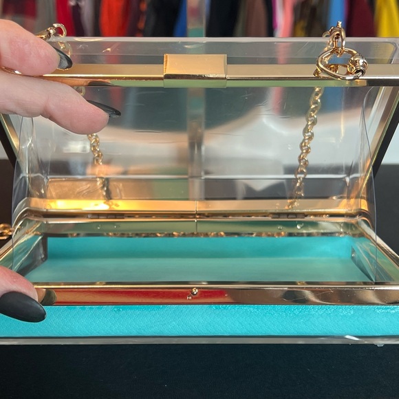 Tiffany & Co. Turquoise and Gold Clutch
